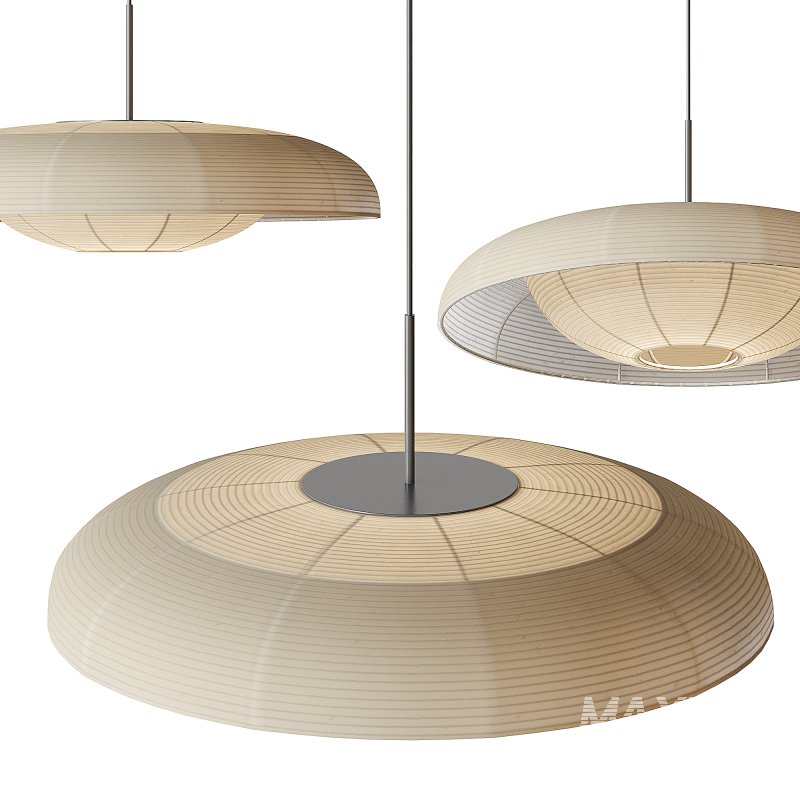 Baho Art Fabric Pendant Light Lampshade - Image 3