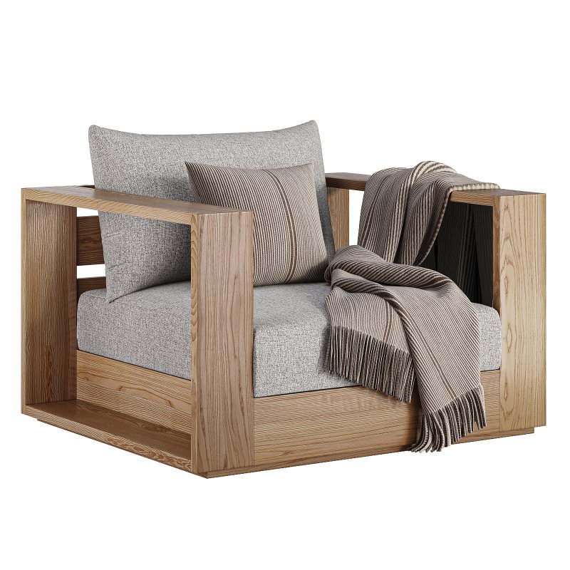 Hayman Teak Swivel Lounge Chair-Harbour - Image 4