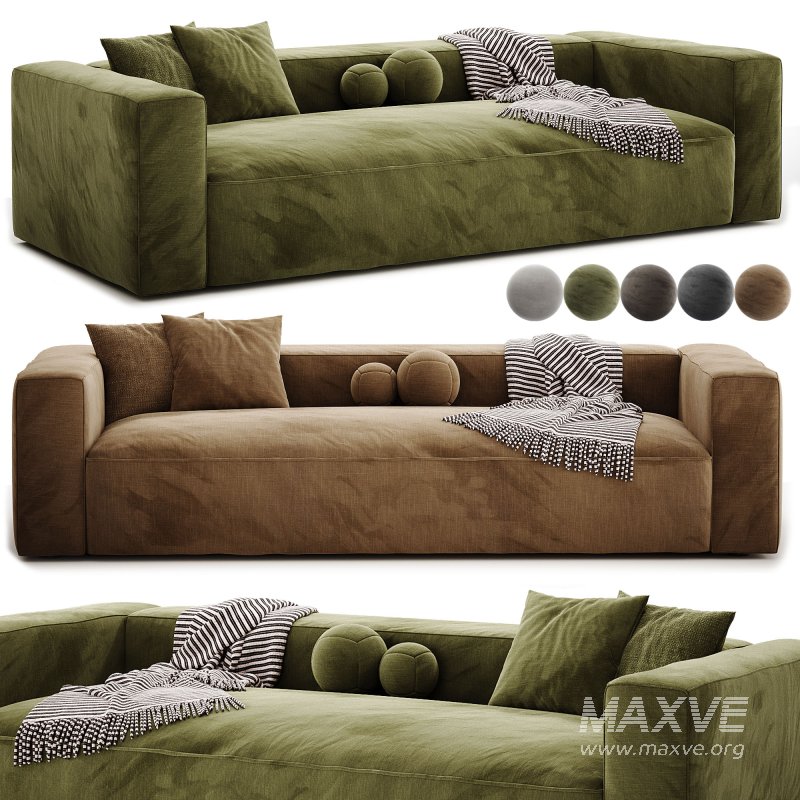 Bulky 2-sits sofa - Image 4