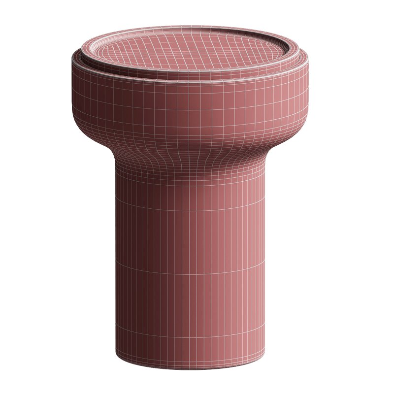 Tivoli Side Table in travertine and walnut by Ivan Colominas - Image 4