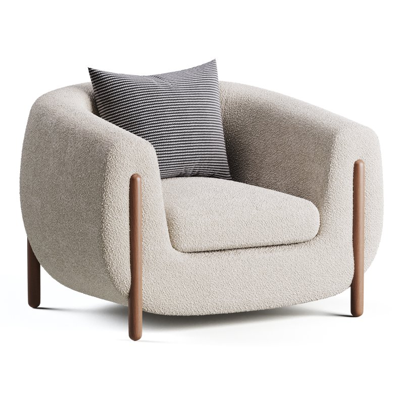 Lyla Chair Kerbey Ivory - Image 5