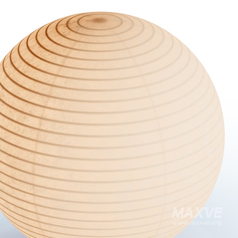 Round LED Japanese Style Lantern Rice Paper Desk Lamp - Image 7