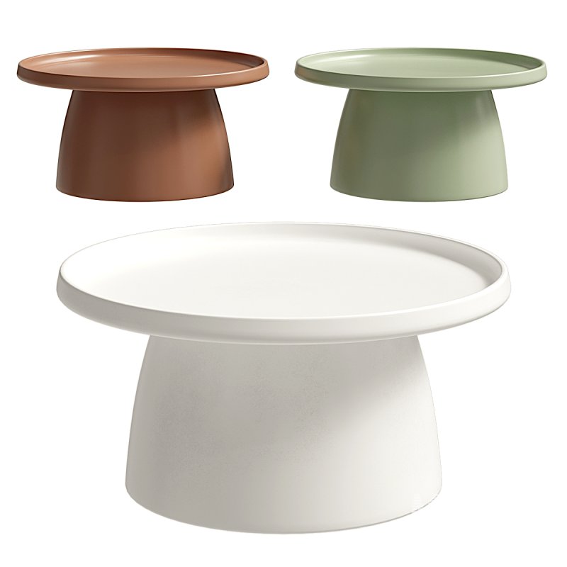 ArtissIn Mushroom Coffee Table 70CM - Image 2