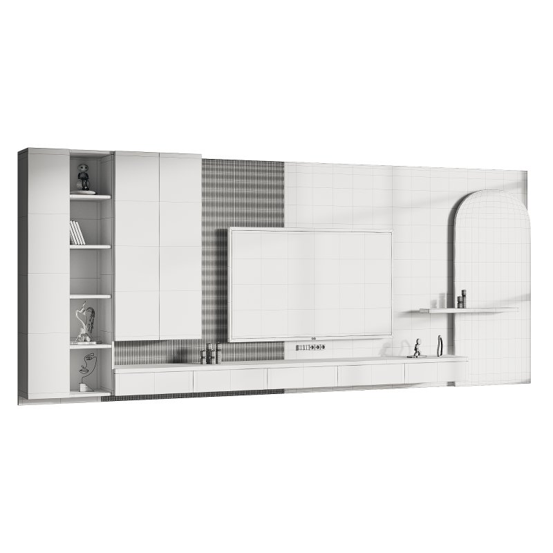 Modern TV Wall 05 - Image 3