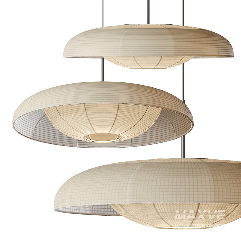 Baho Art Fabric Pendant Light Lampshade - Image 1