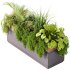 Indoor plant- 20 metall and wooden in box on stand - Thumbnail 1