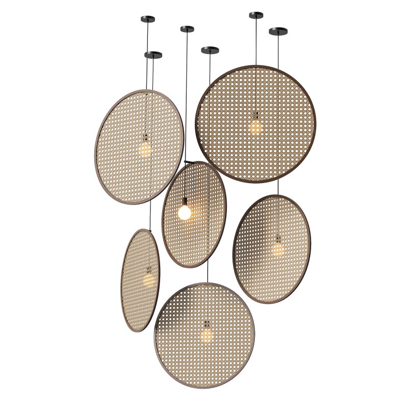 Japanese Style Zen Chandelier - Image 3