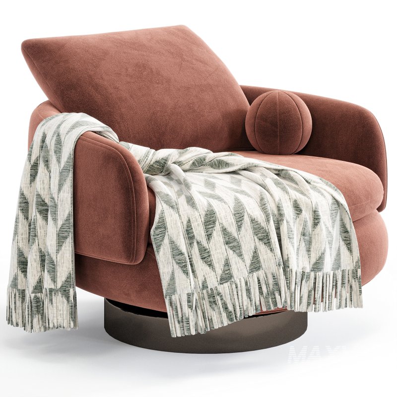 Vivienne Armchair 1 By Minotti - Image 4