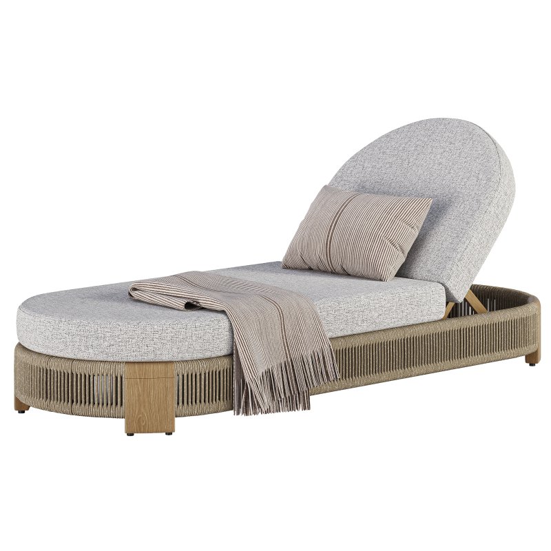 Palm Beach Teak Sun Lounge-Harbour - Image 6