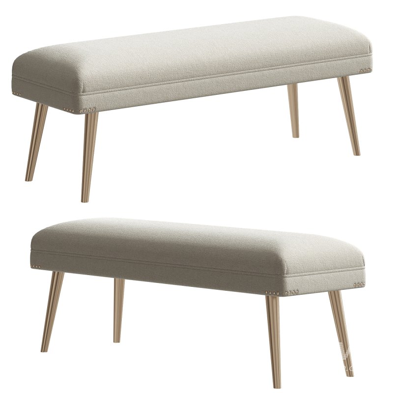 Ivory Glamorous Bench - Image 3