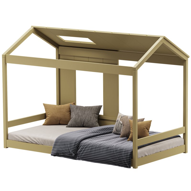 EUROCO Wood Twin Classic House - Image 3