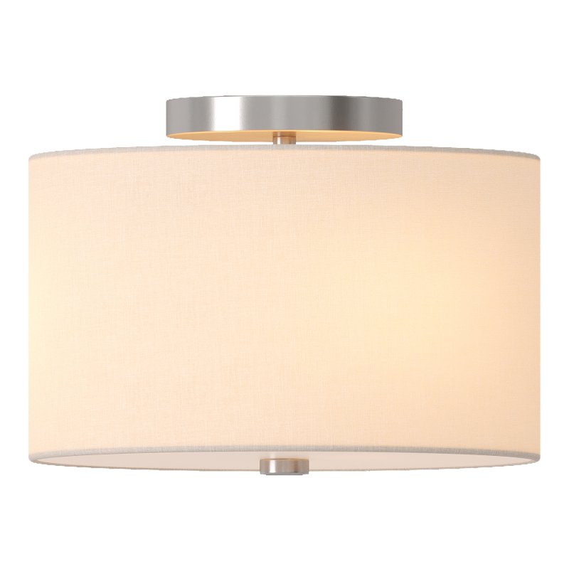 Textile Classic 976 Semi Flush Ceiling Light - Image 2