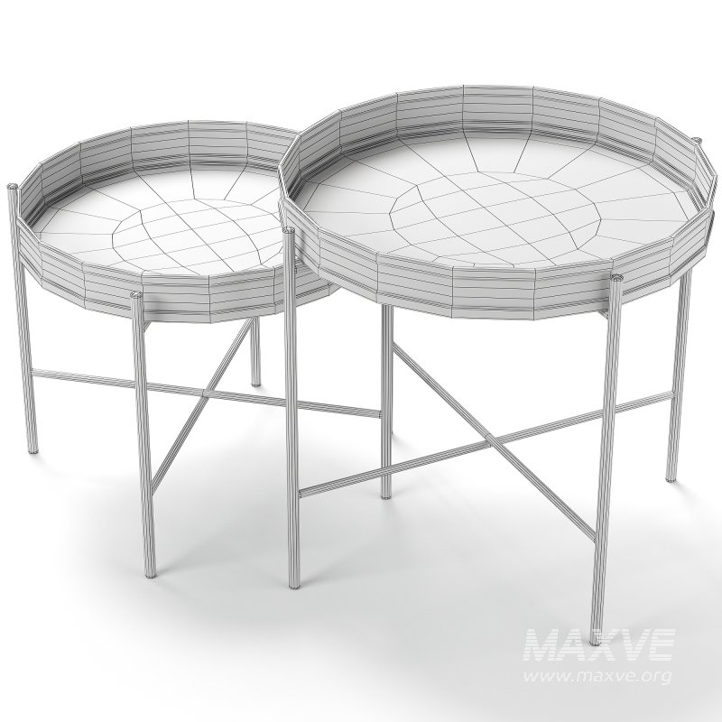 Rattan_wooden_table - Image 1