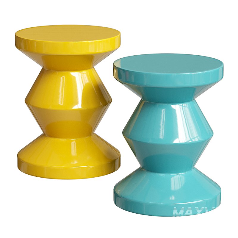 Zig Zag Stool By Pols Potten - Image 3