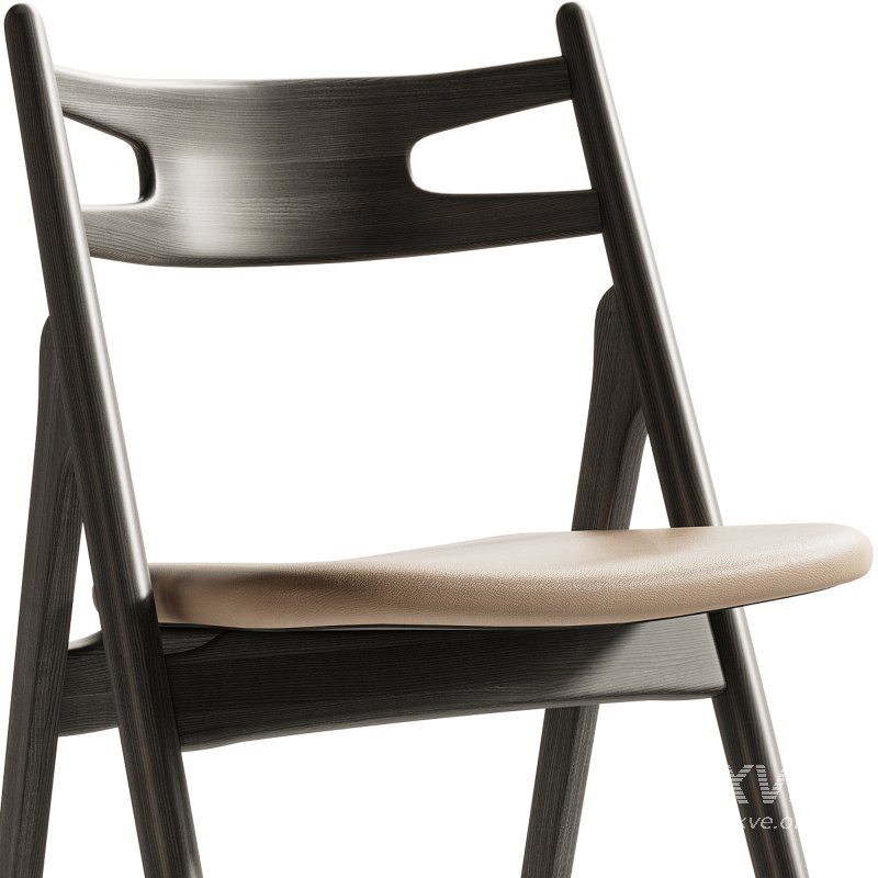 CH29P Sawbuck Chair - Image 12