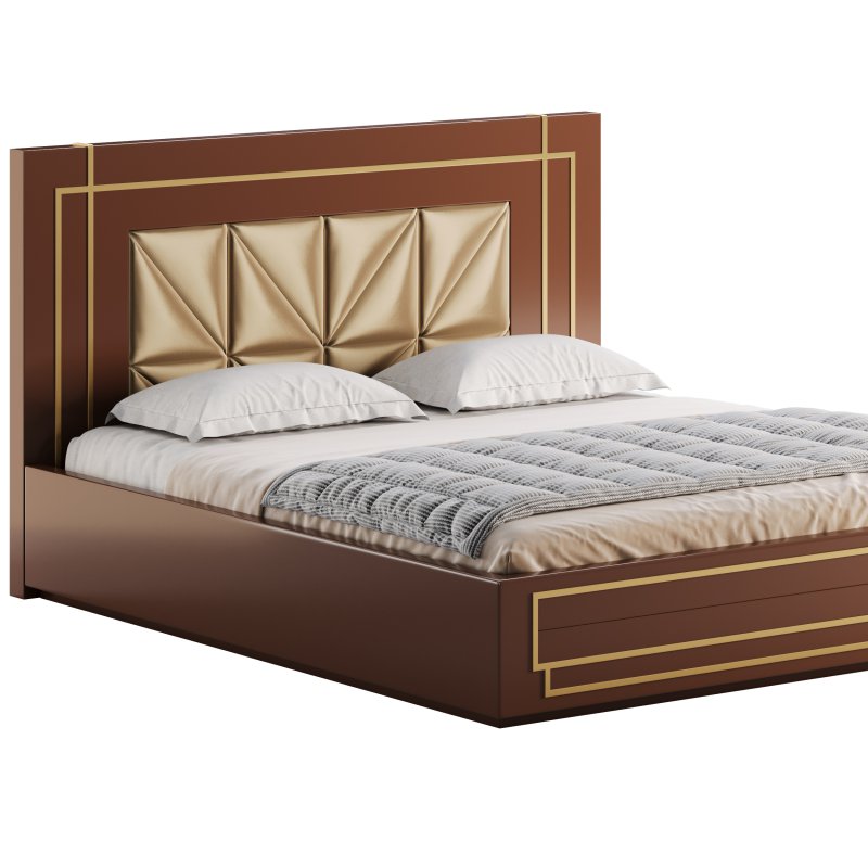 Timber Diamond Bed - Image 4