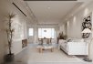 Modern living room and dining room interior scene - Thumbnail 4