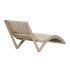 Taupe Farrah 28” Outdoor Chaise Lounge - Thumbnail 3