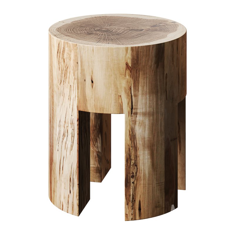 Woody Side Table Stool by Riva 1920 - Image 2