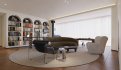 Modern living room and dining room kitchen interior scene - Thumbnail 4
