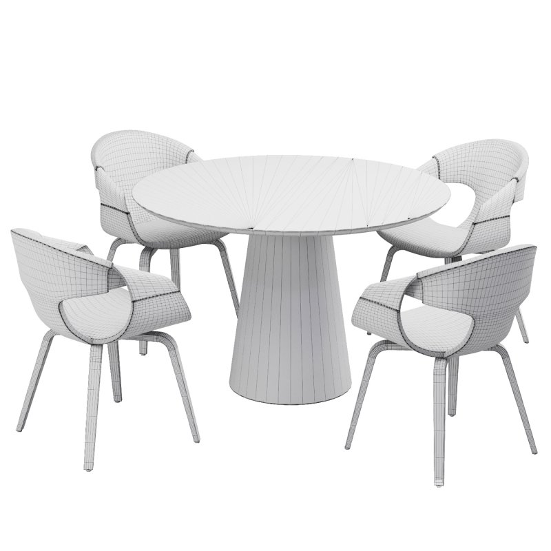 Dinning chair and table292 - Image 4