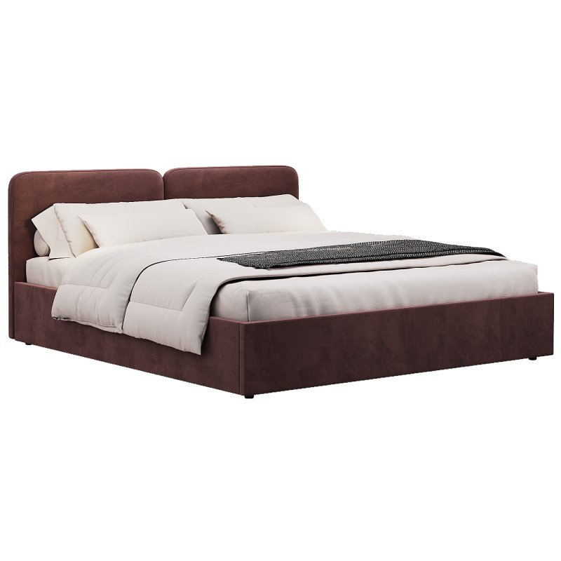 Vilena 180 Velvet Bed By divan ru - Image 3