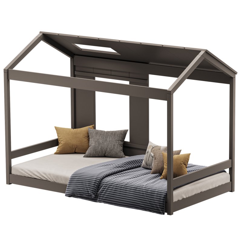 EUROCO Wood Twin Classic House - Image 2