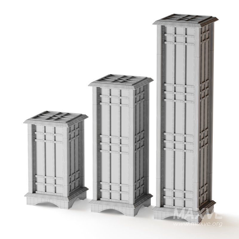 Japanese Style Wood Table Floor Lamp - Image 9