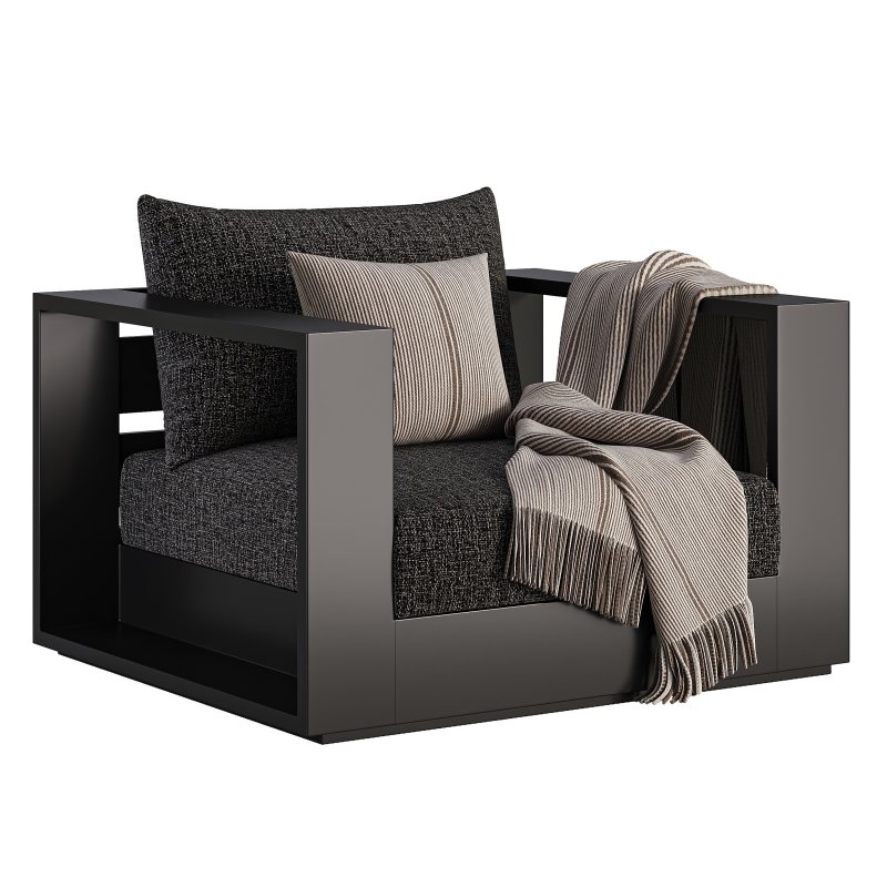 Hayman Teak Swivel Lounge Chair-Harbour - Image 3