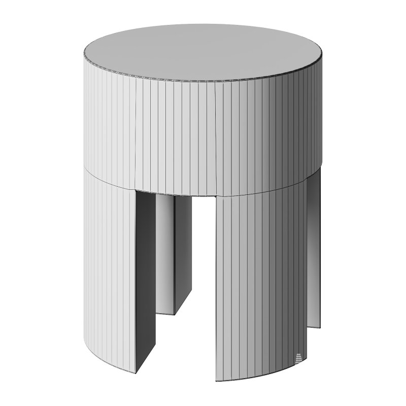 Woody Side Table Stool by Riva 1920 - Image 3