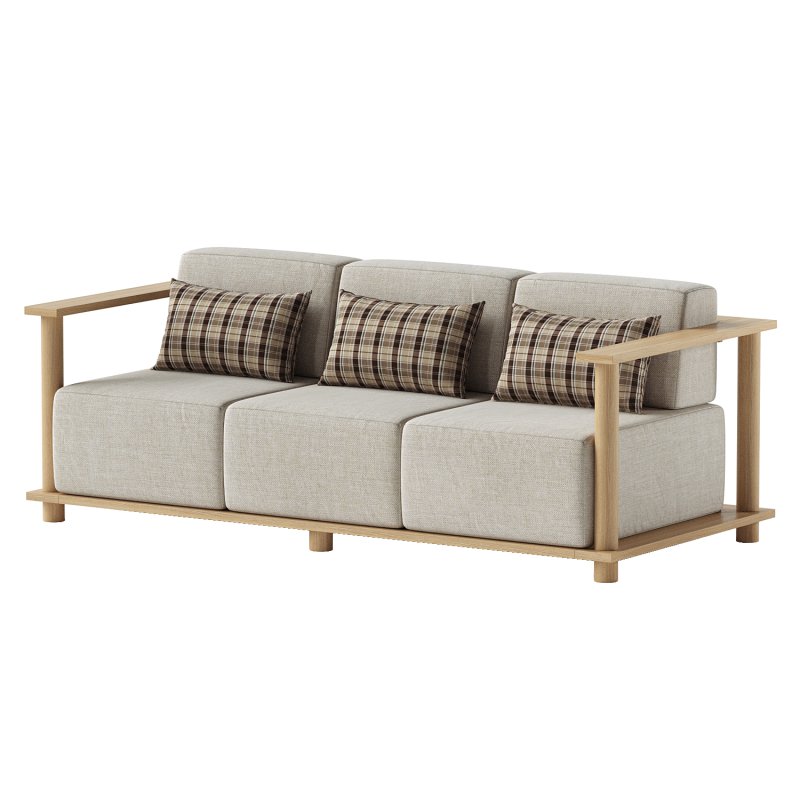 Pinet Teak Outdoor Sofa - Image 4
