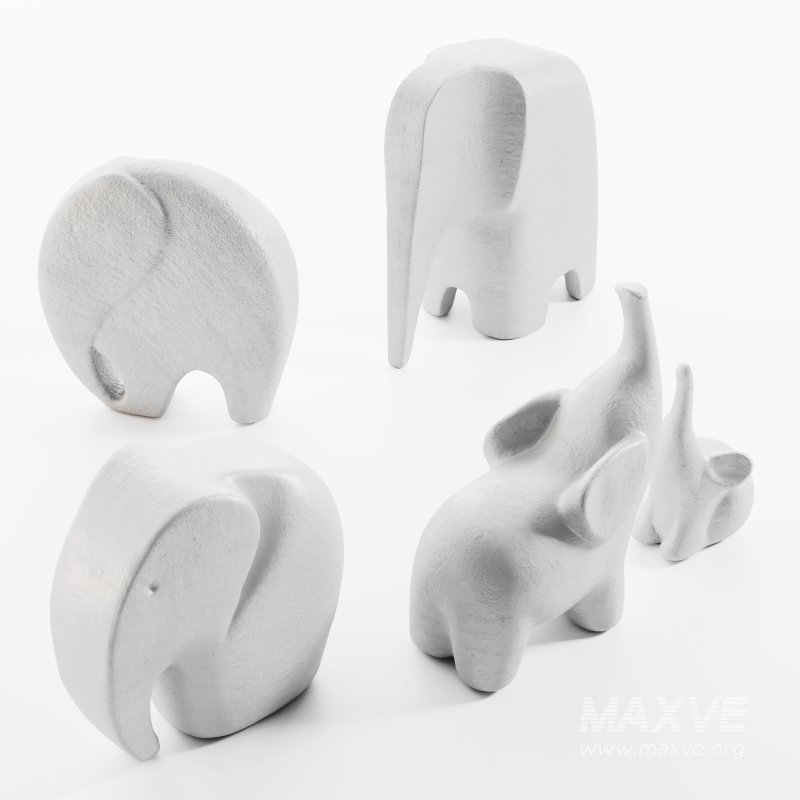 Elephant sculptures - Image 6