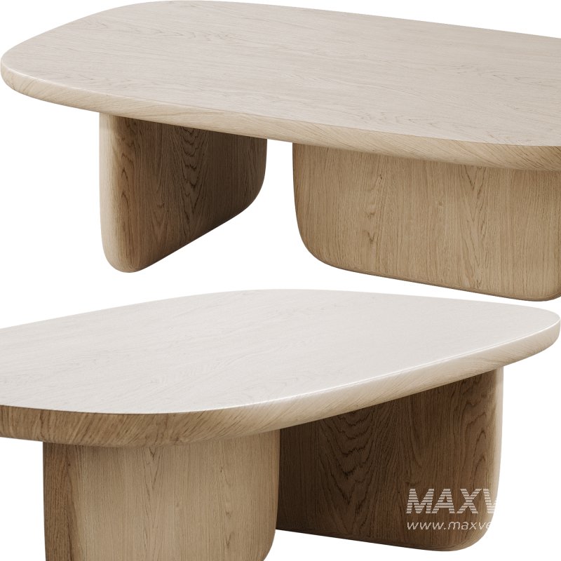 Litfad Scandinavian Coffee Table - Image 3