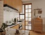Modern living room and dining room kitchen interior scene - Thumbnail 9