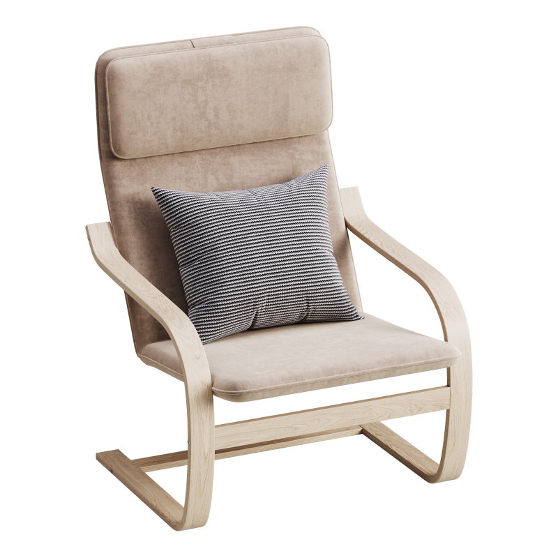 Armchair Mius Fabric Velutto 06 - Image 5