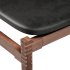 AMBROGIO BLACK LEATHER DINING CHAIR-CB2 - Thumbnail 4