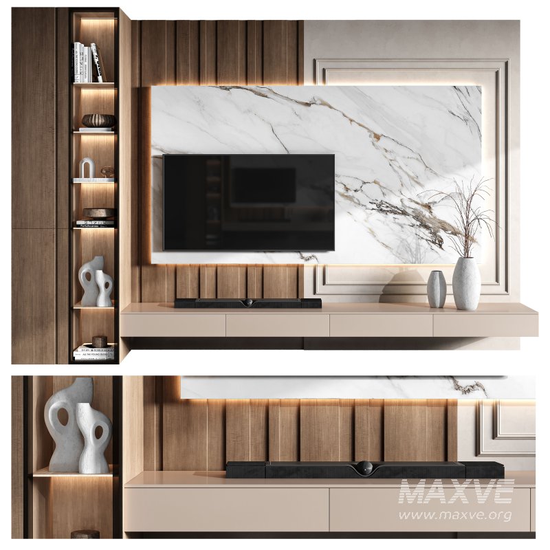 TV Wall-Set 01 - Image 3