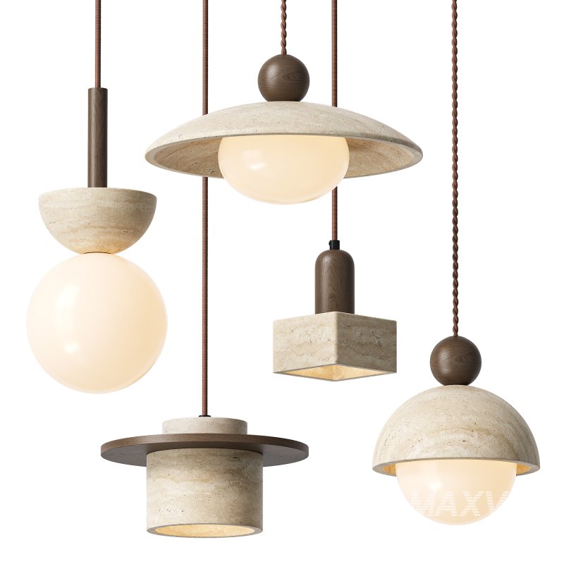 Traditional Japanese Pendant Lamps - Image 1