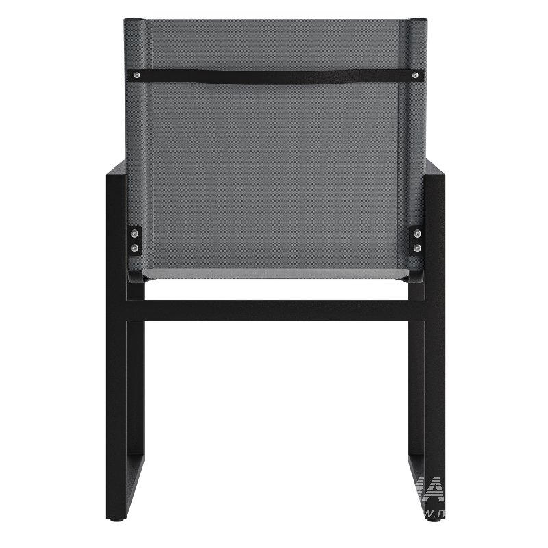 Hayman Teak & Aluminum Dining Chair-harbour - Image 5