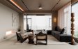 Modern living room and dining room interior scene - Thumbnail 2