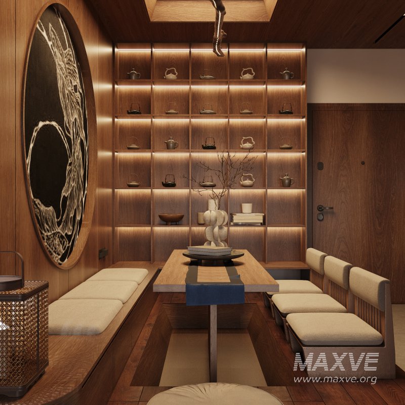 Japanese Living Room Dining Room Bedroom - Image 19