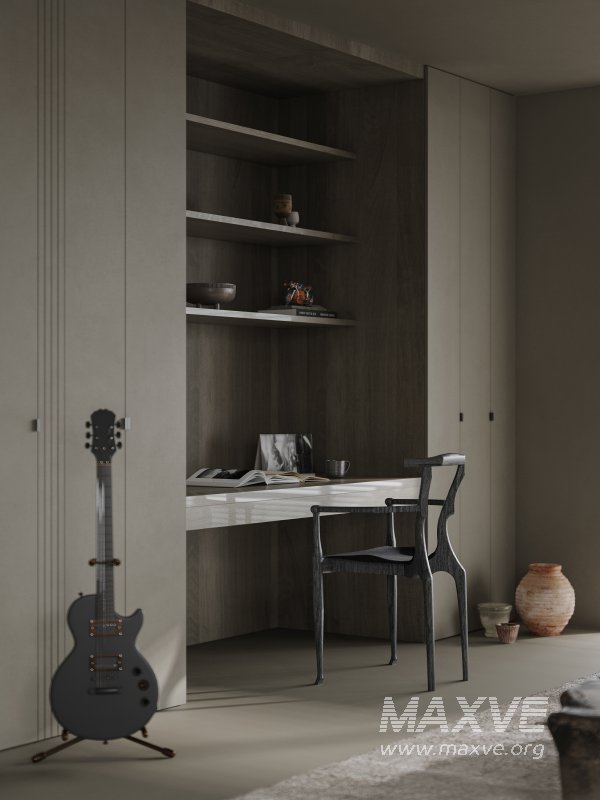 Modern living room and dining room interior scene - Image 2