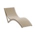 Taupe Farrah 28” Outdoor Chaise Lounge - Thumbnail 2