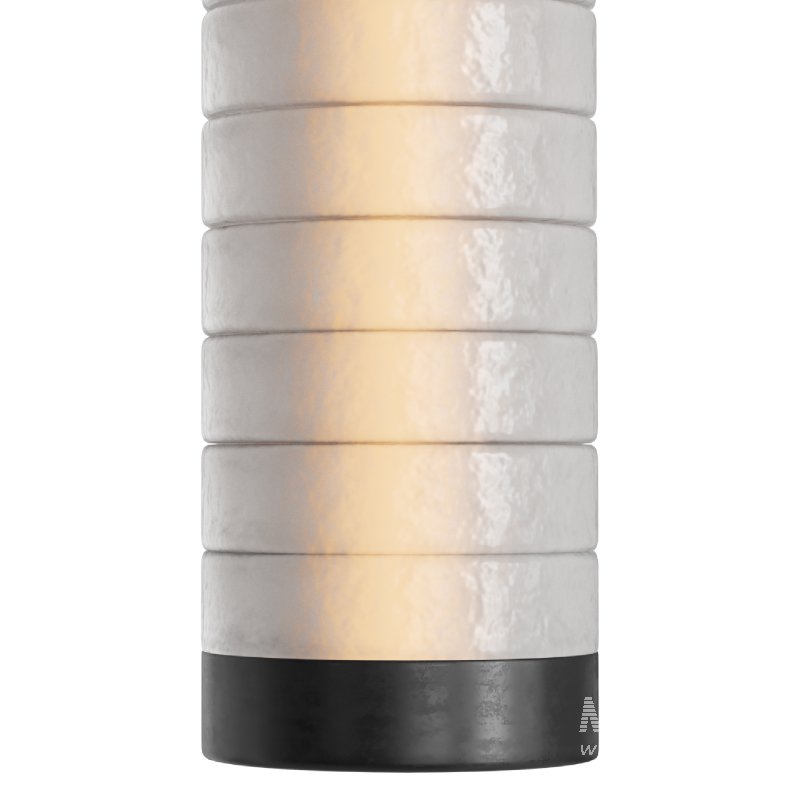 Galet Satin V Pendant - Image 5