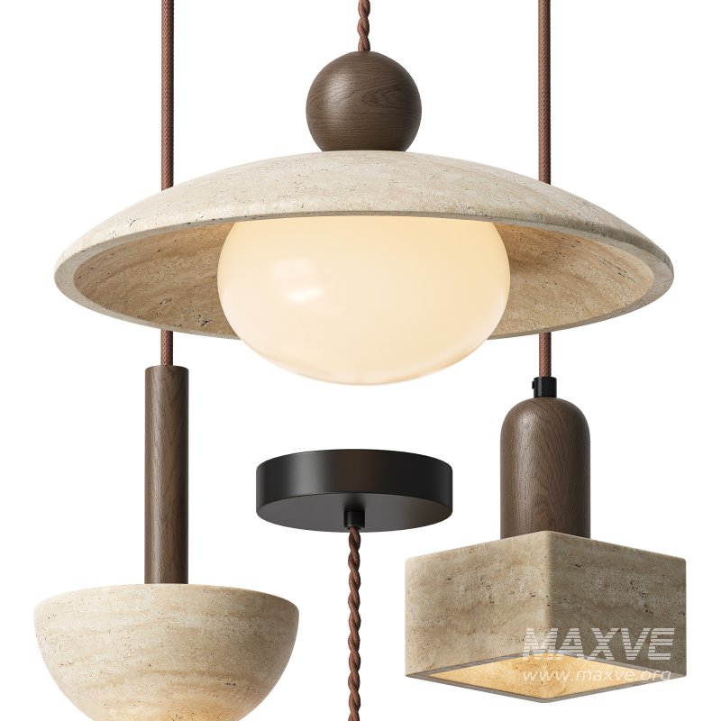 Traditional Japanese Pendant Lamps - Image 4