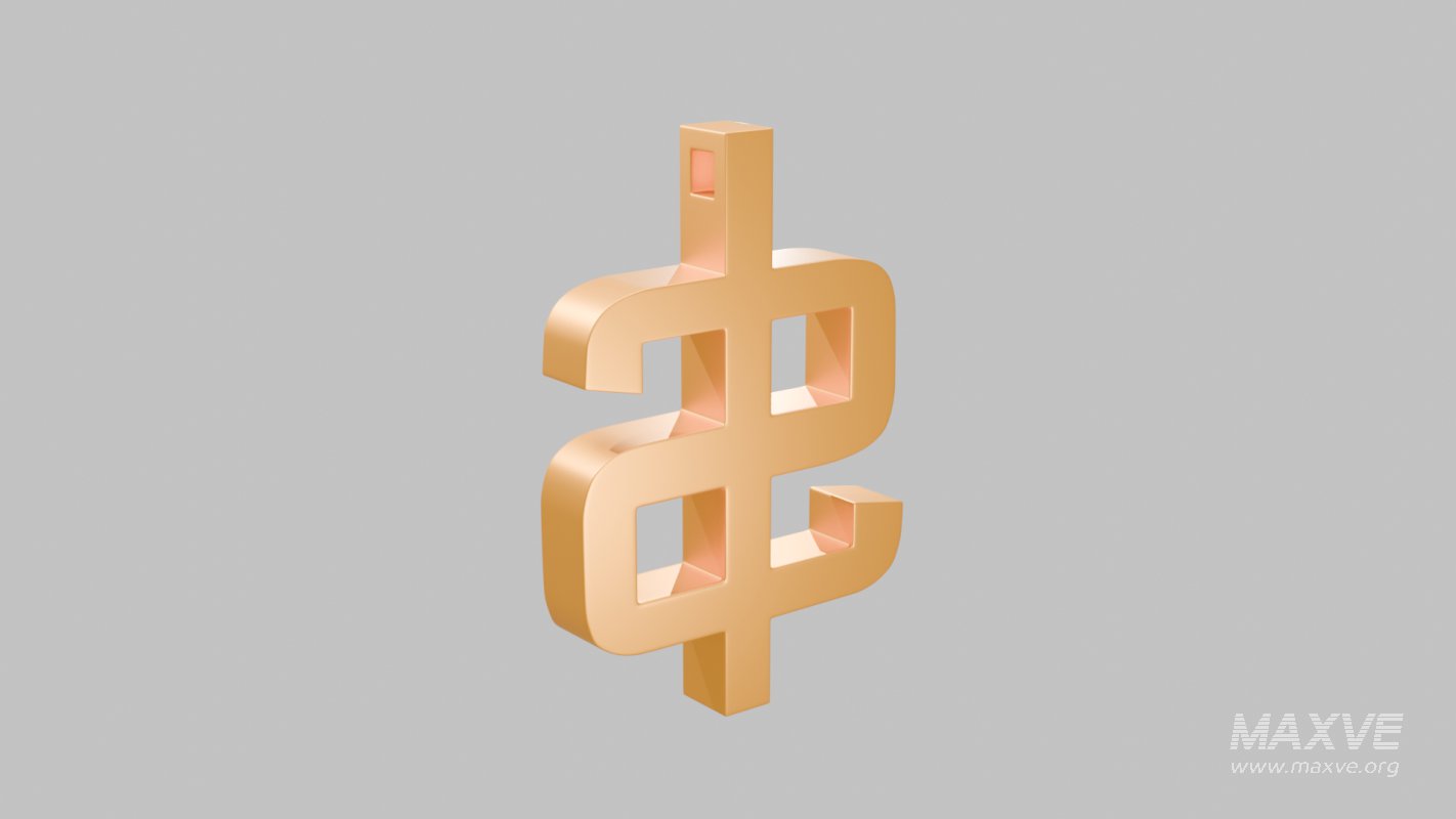 $ Symbol Keychain - Image 3