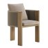 Palm Beach Teak Dining chair and Rectangle Dining Table - Thumbnail 5