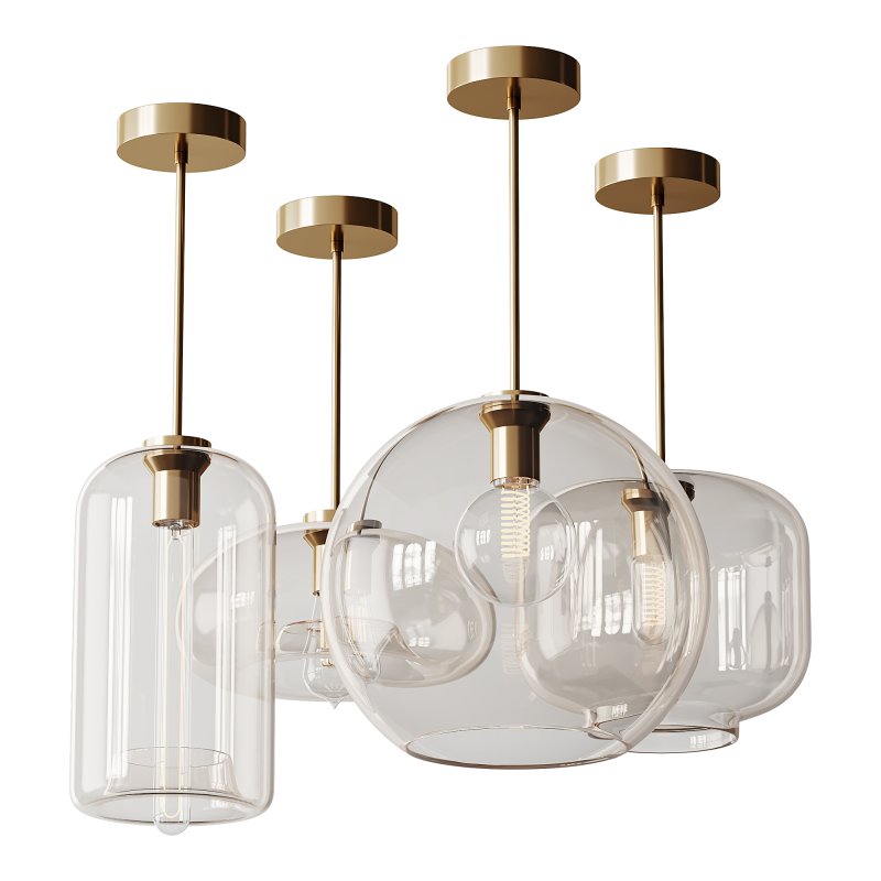 Moderne glazen hanglampen light - Image 1