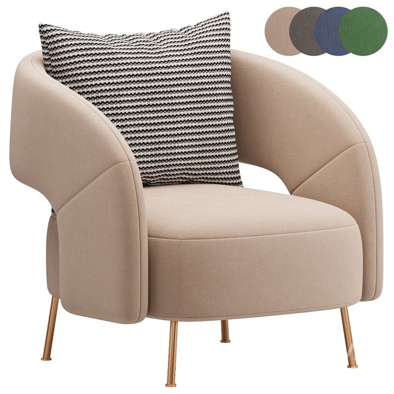 356 Armchair Ditre Italia - Image 1