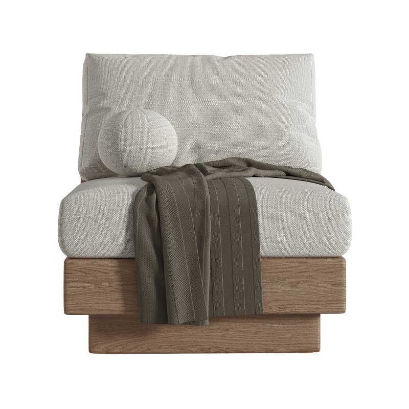 Tulum Armless Lounge Chair-Harbour - Image 3